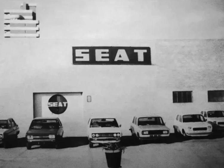 1972. Fachada del primer concesionario SEAT en Fuengirola